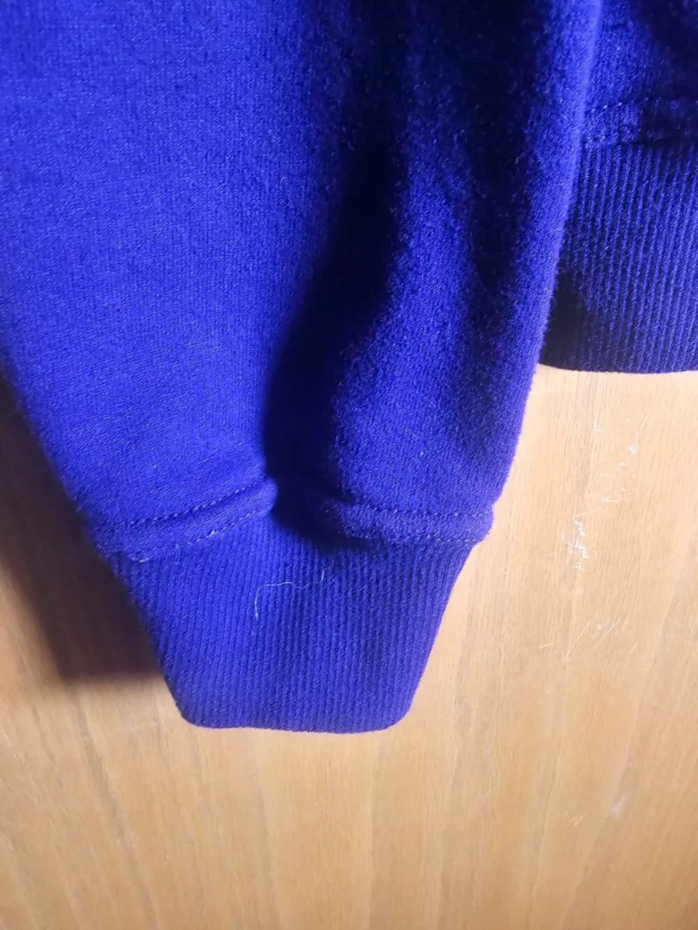 Champion Purple Crewneck Sweatshirt with Gold Logo - Picture 4 of 7